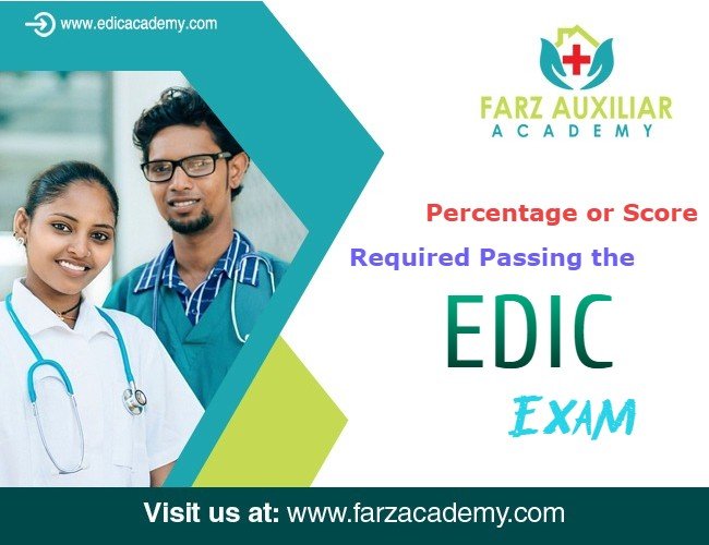 percentage required to passing edic exam